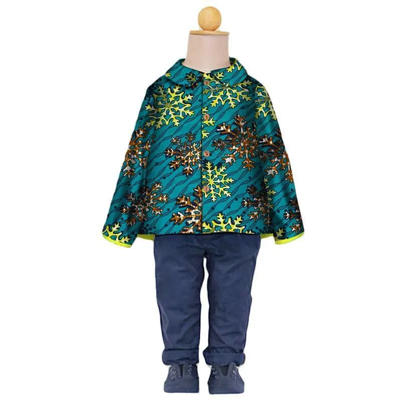 Kid's Cotton Printed Coat