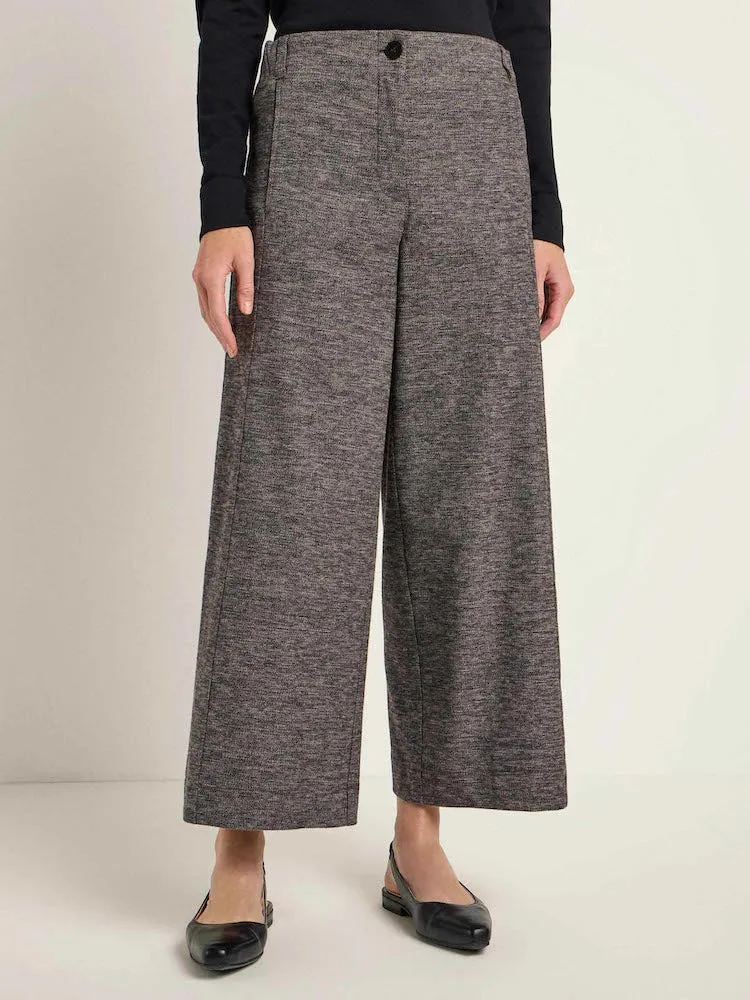 LANIUS 13966 Culotte trousers 185 dark grey melange women