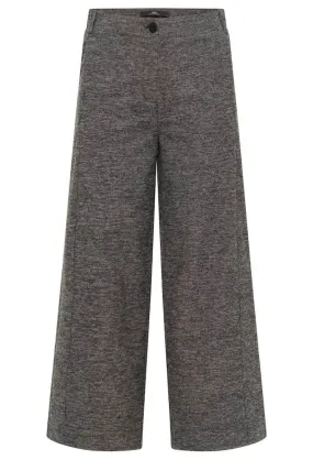 LANIUS 13966 Culotte trousers 185 dark grey melange women