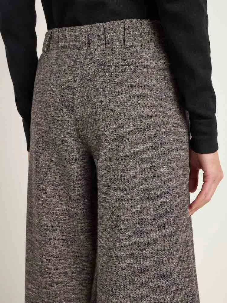 LANIUS 13966 Culotte trousers 185 dark grey melange women