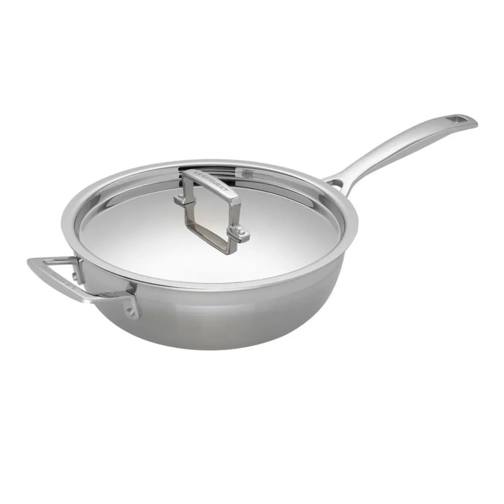 Le Creuset 3-ply Stainless Steel Chef's Pan 24cm