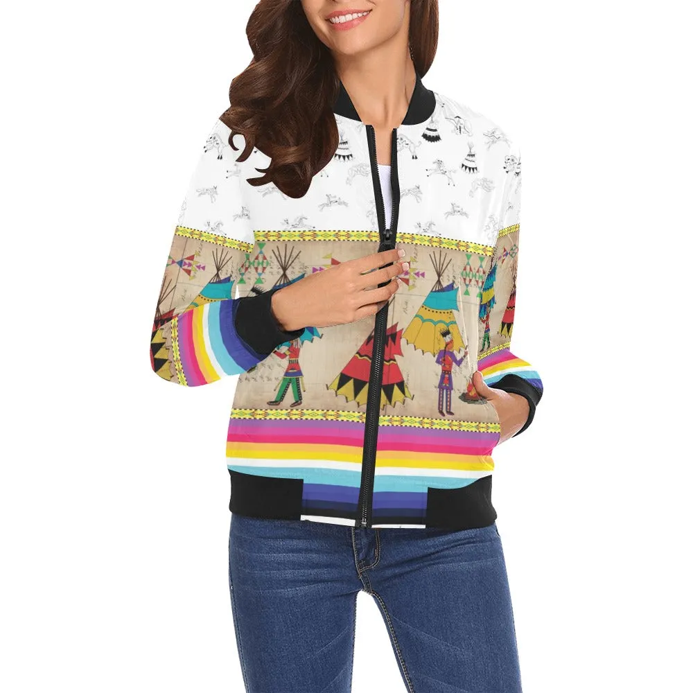 Ledger Chiefs Clay Bomber Jacket for Women