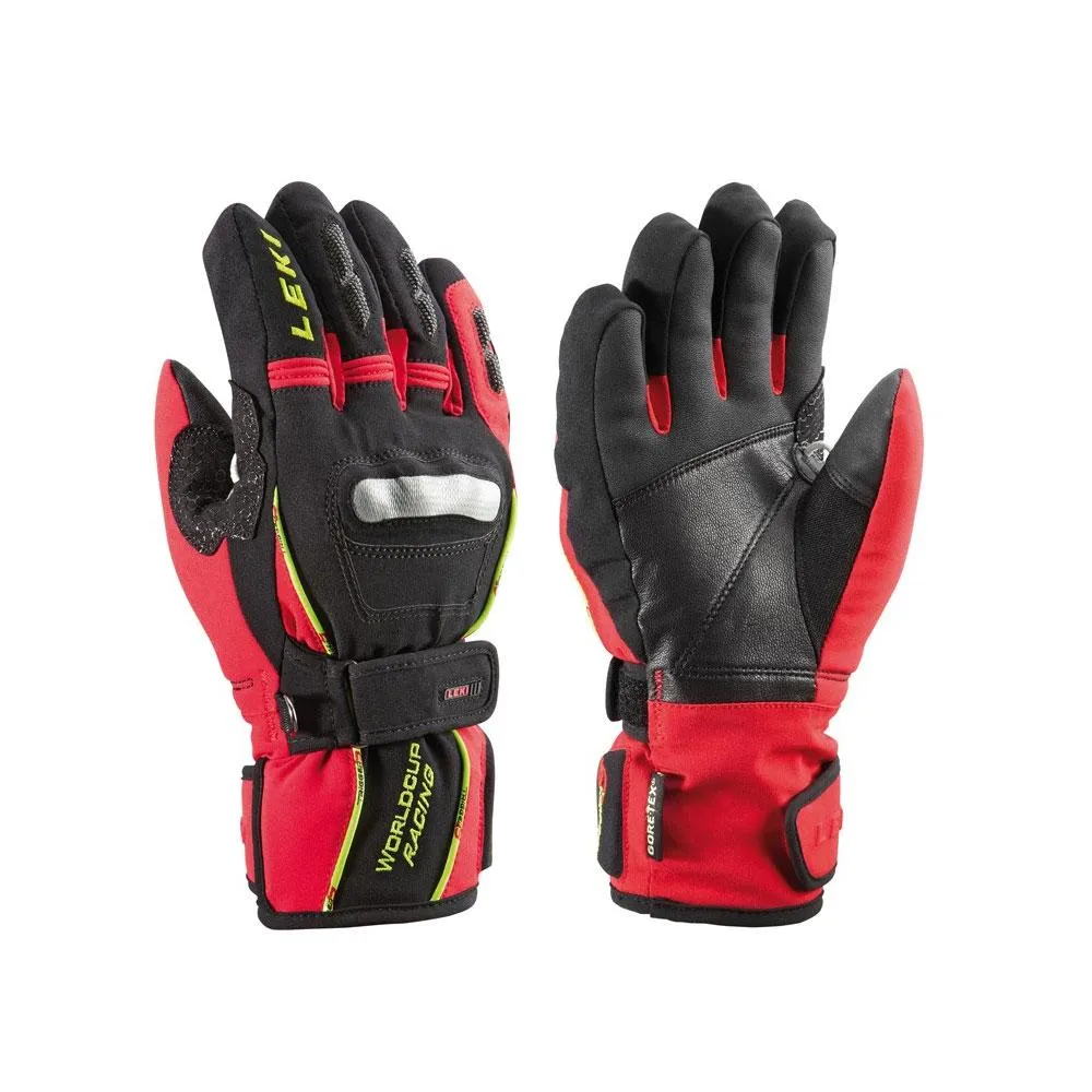 Leki World Cup Jr GTX Trigger S Black/Red Gloves