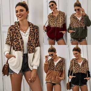 Leopard Camouflage Patchwork Jacket