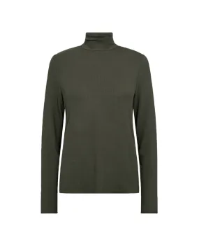 Levete Room Ika Dark Olive Rollneck T-Shirt