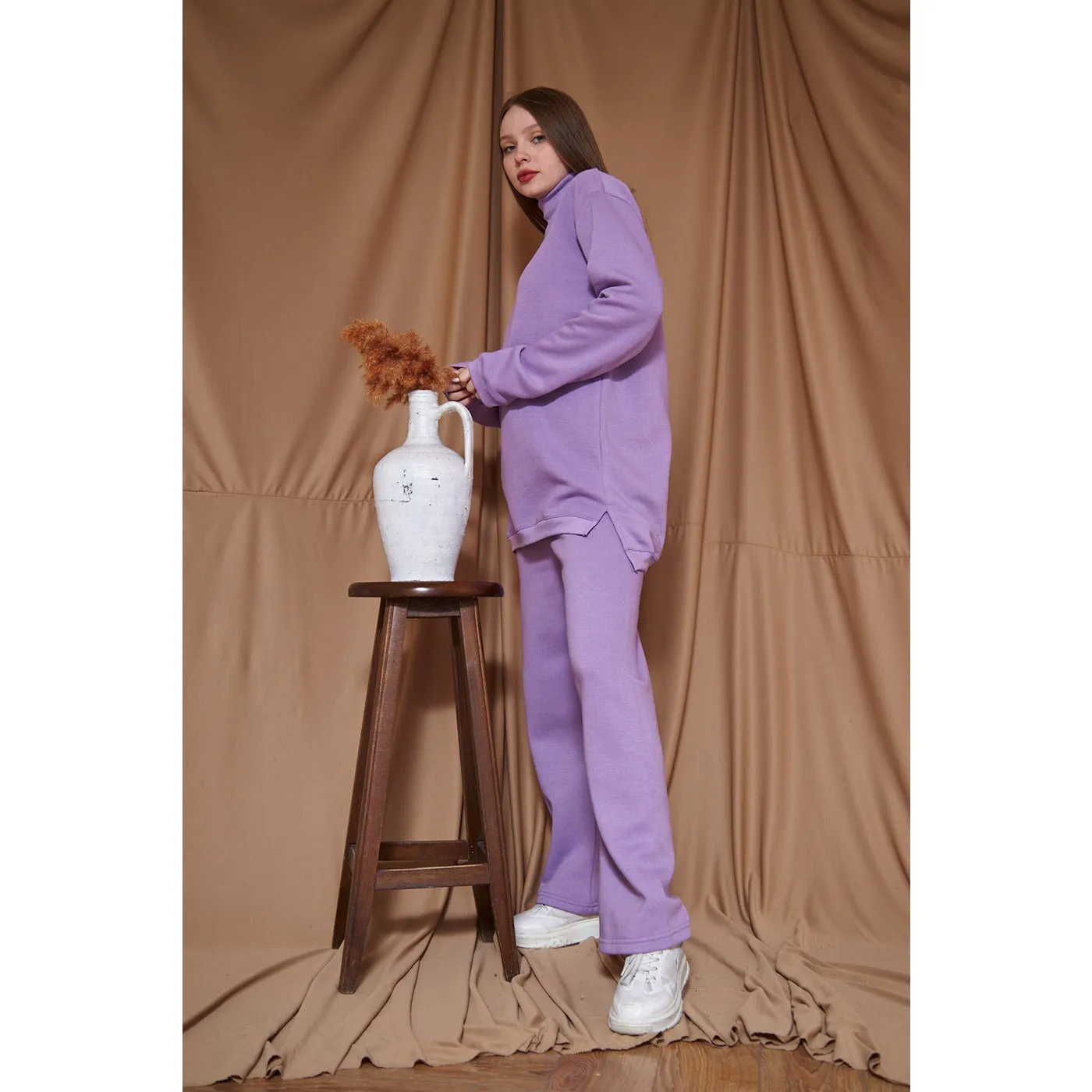 Lilac Oversized Co-Ord Set