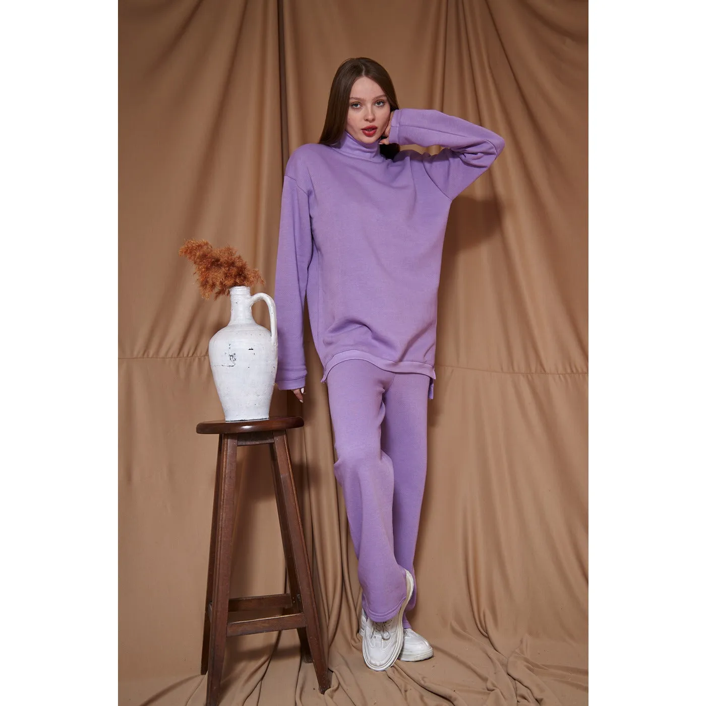 Lilac Oversized Co-Ord Set