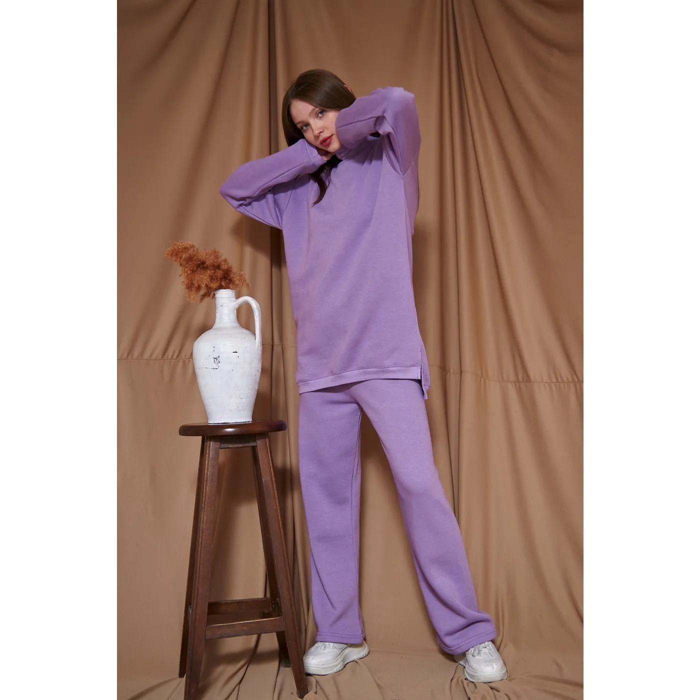 Lilac Oversized Co-Ord Set