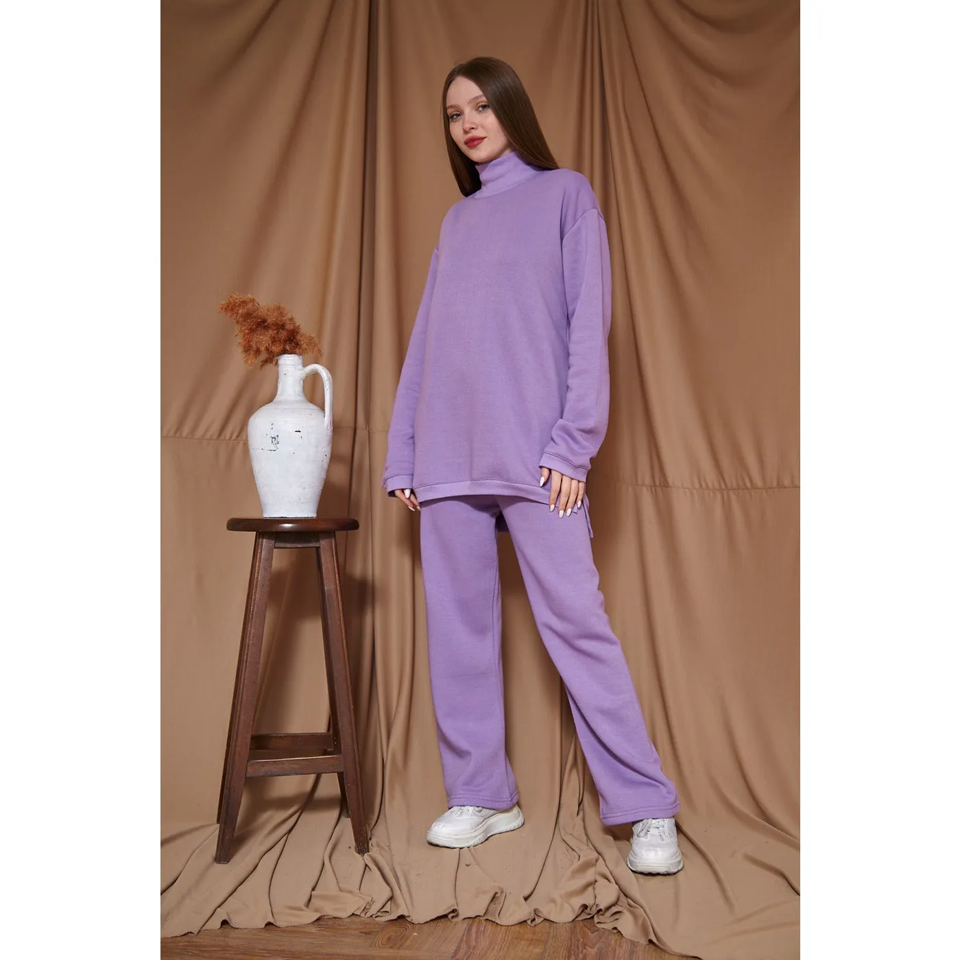 Lilac Oversized Co-Ord Set