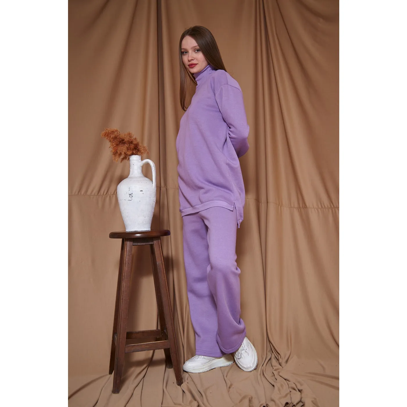 Lilac Oversized Co-Ord Set