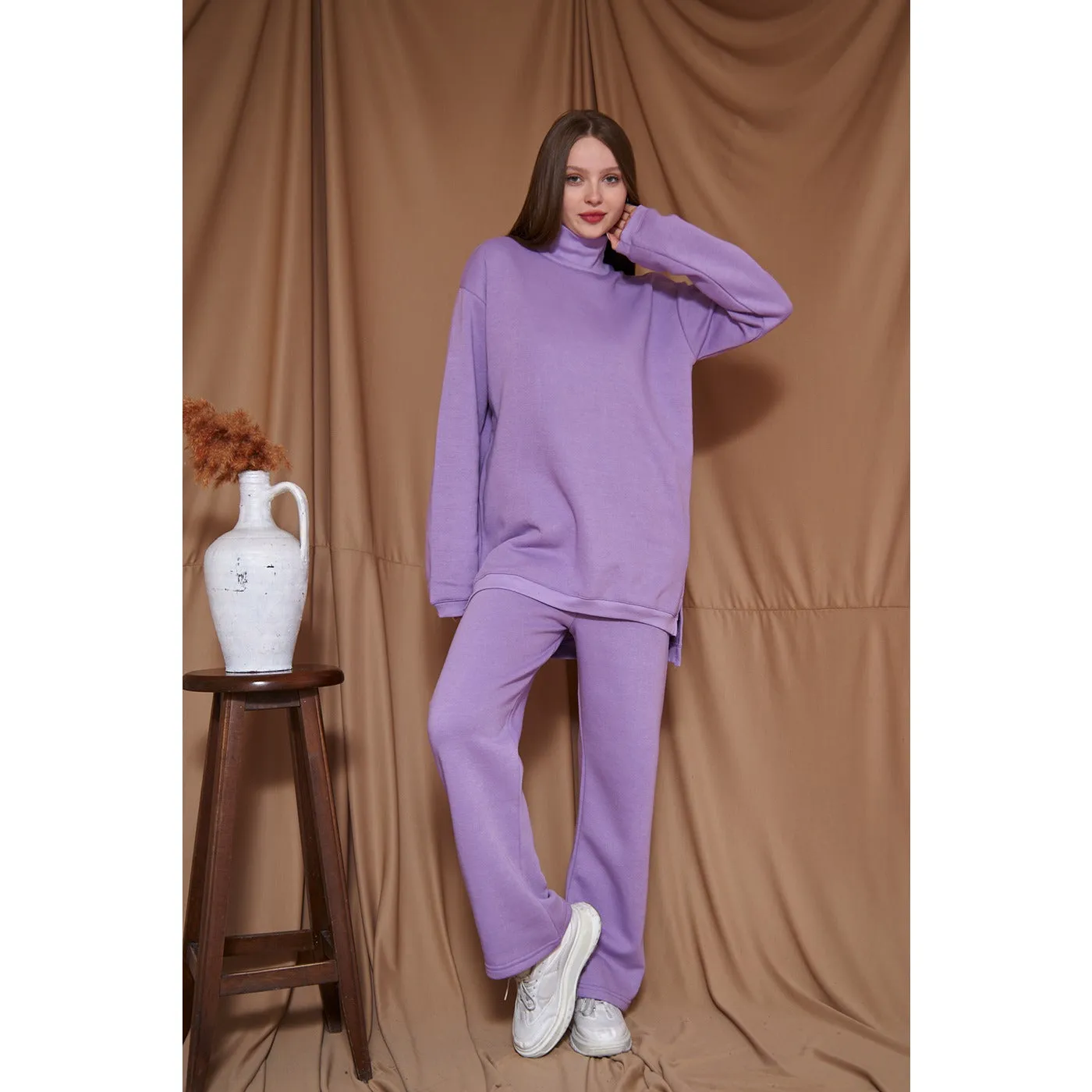 Lilac Oversized Co-Ord Set