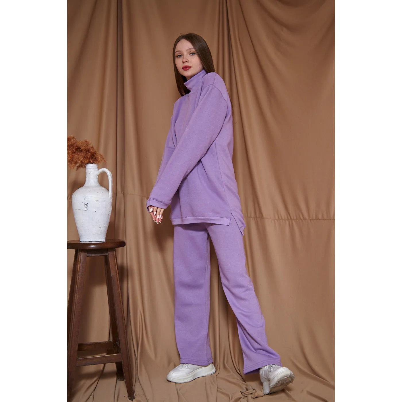 Lilac Oversized Co-Ord Set