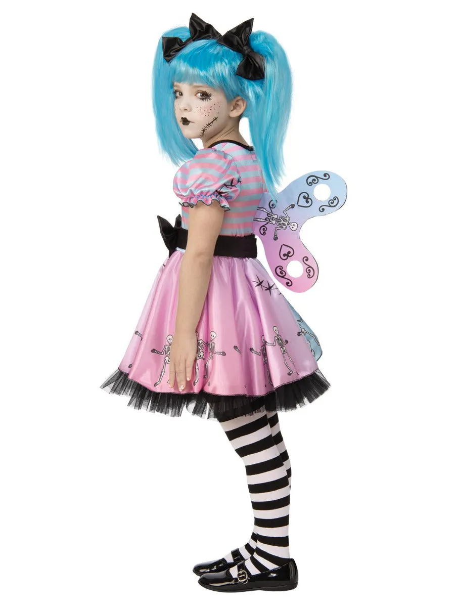 LITTLE BLUE SKELLY GIRL COSTUME, CHILD