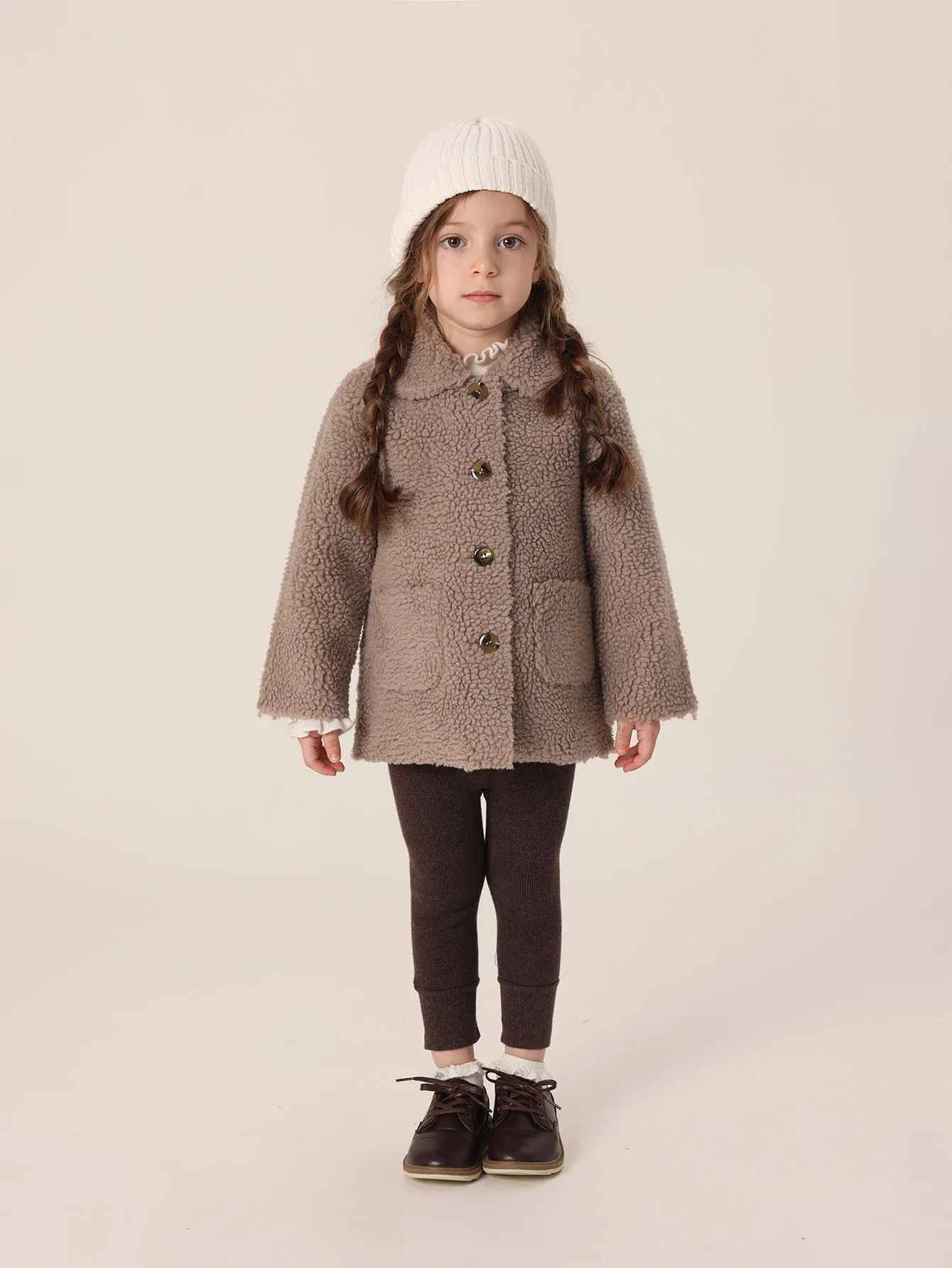 MARC & JANIE Girls Sherpa Fleece Coat 213301