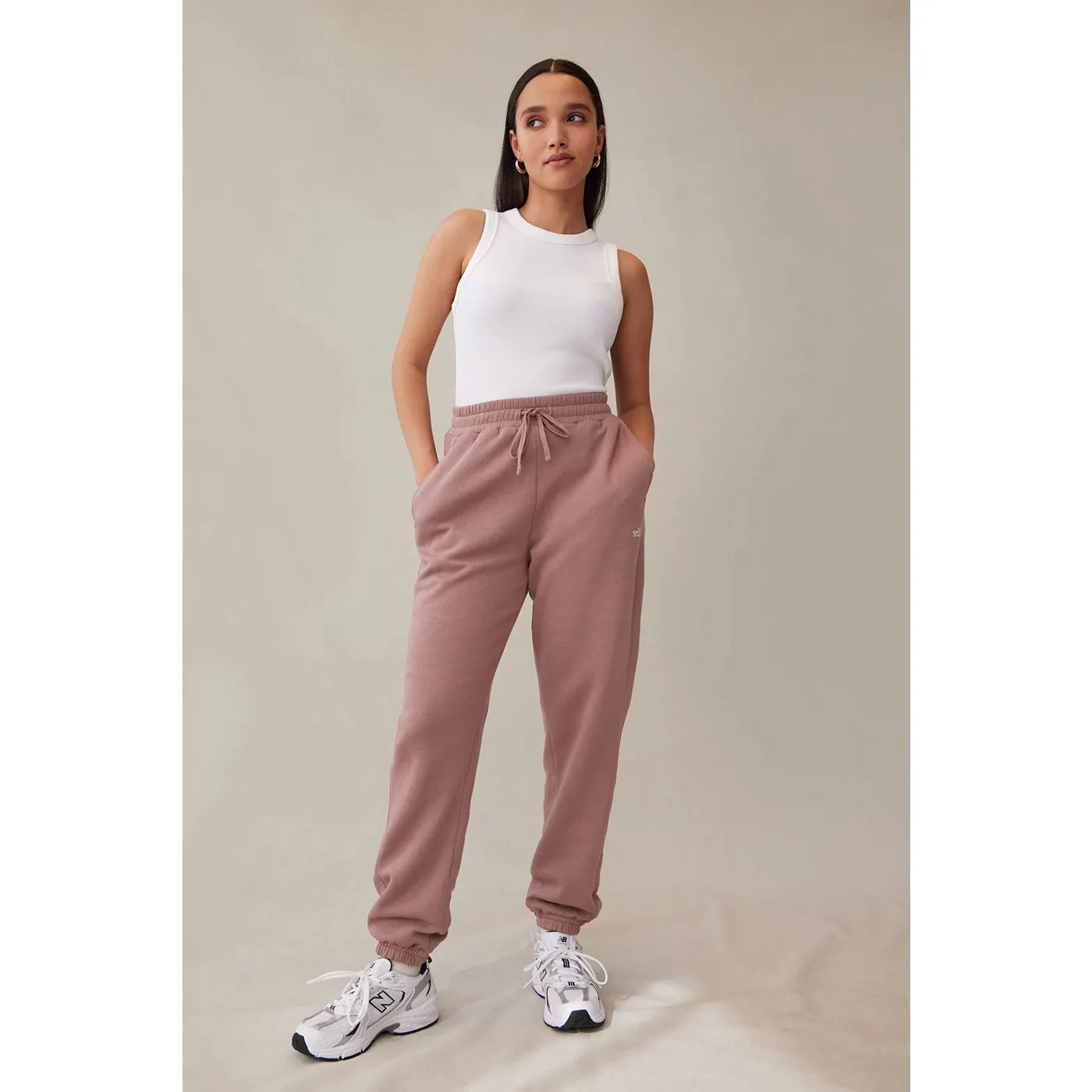 Mauve Purple Self Club Oversized Trouser