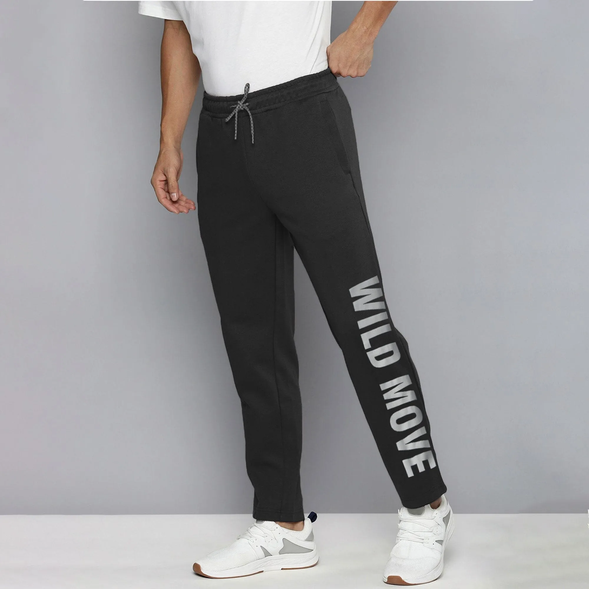 MAX 21 Men's Wild Move Printed Fleece Trousers