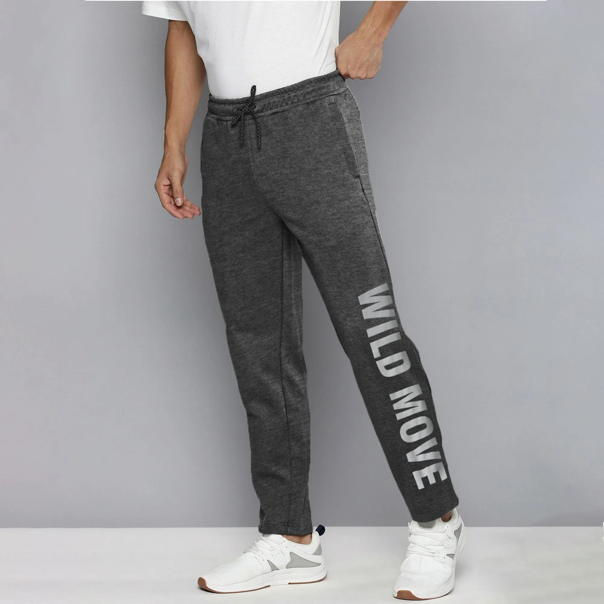 MAX 21 Men's Wild Move Printed Fleece Trousers