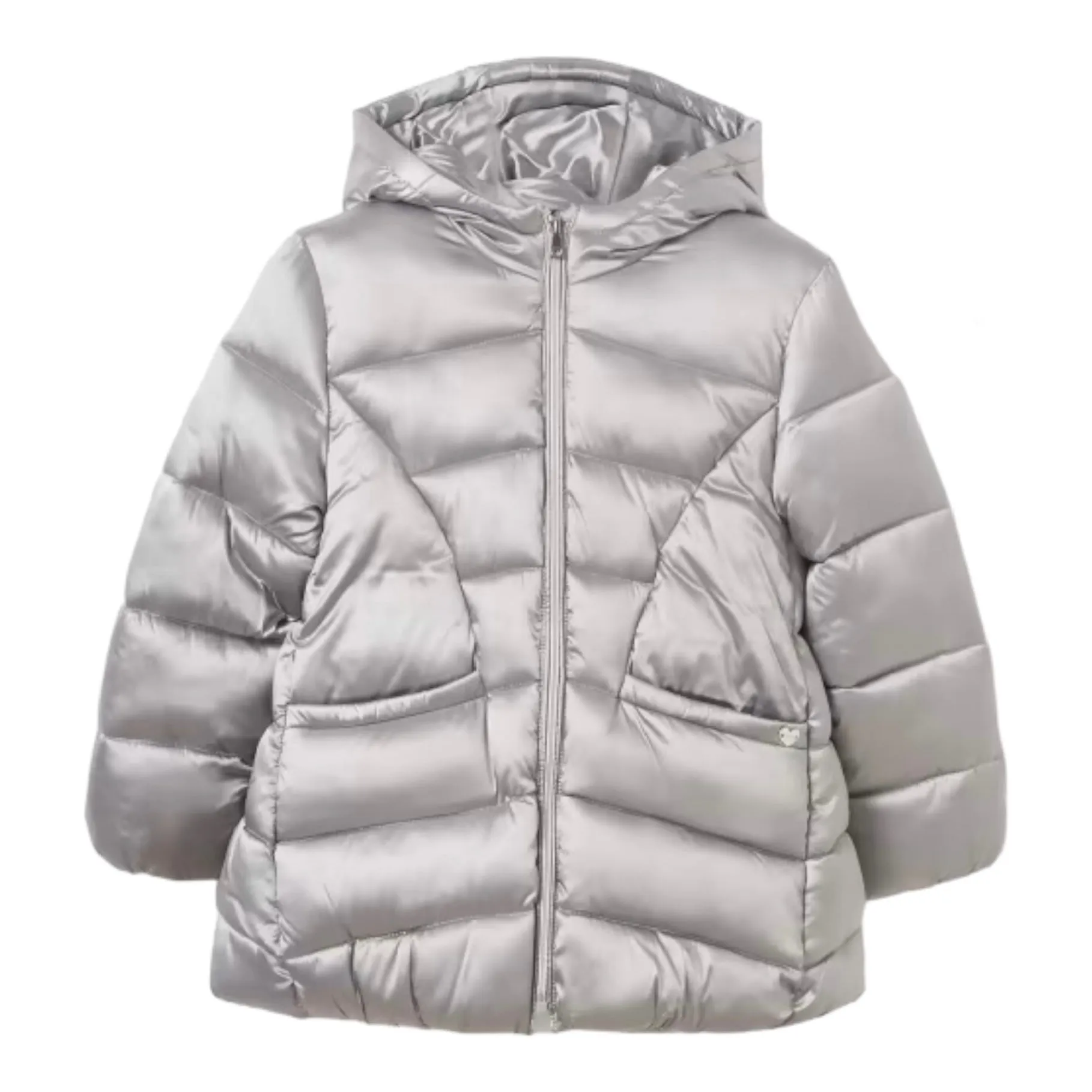 Mayoral - Silver, padded coat