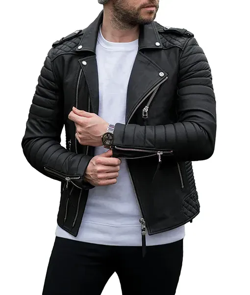 Men’s Biker Leather Jacket