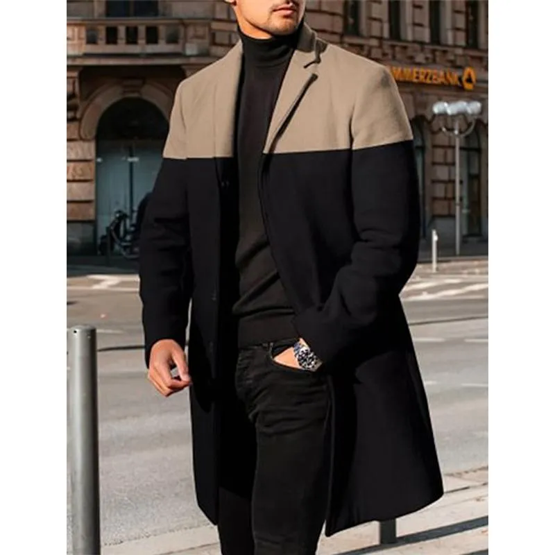 Men's Casual Woolen Coat 12030765YM