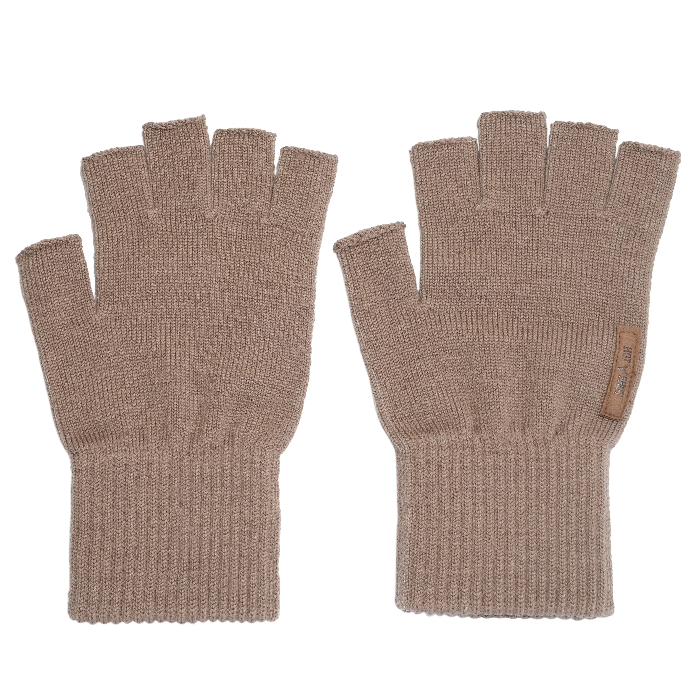 Men’s Wool Seamless Fingerless Hunting and Fishing Gloves