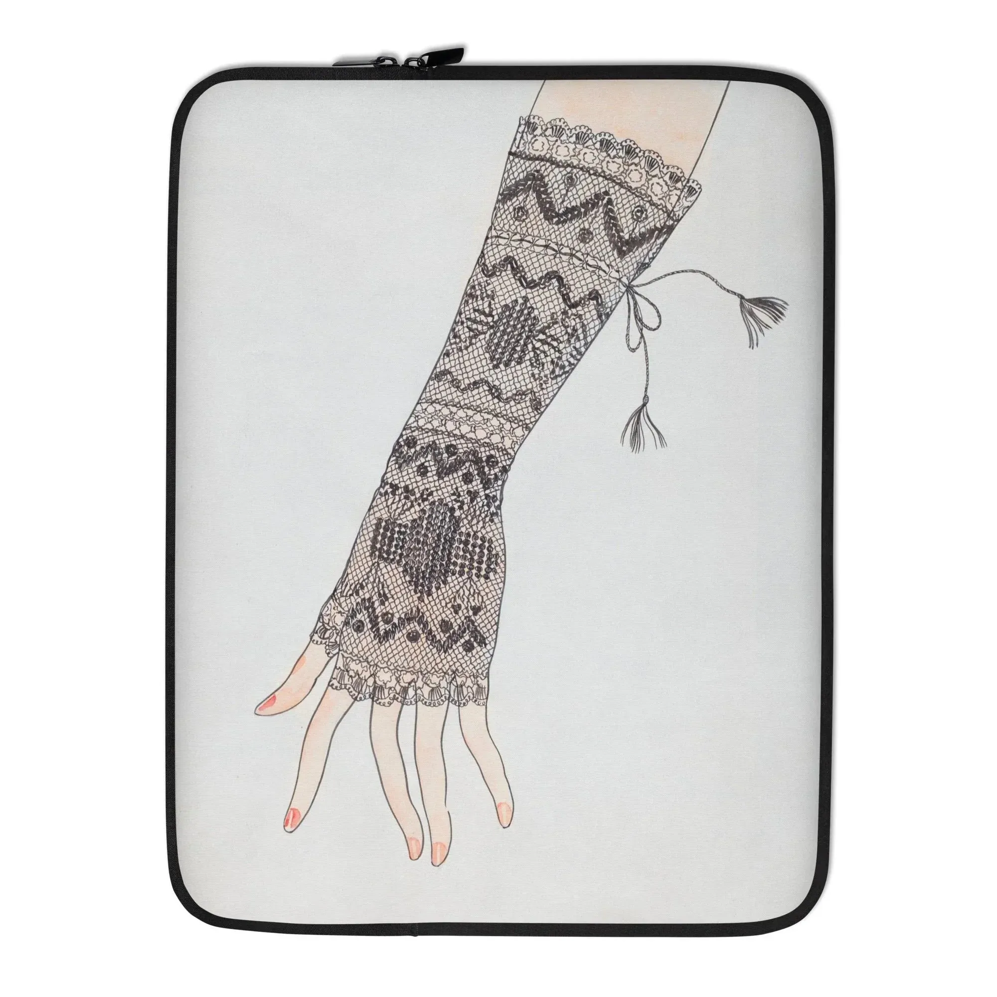 Mitt - Lillian Causey 1930s Fashion Art Laptop Sleeve