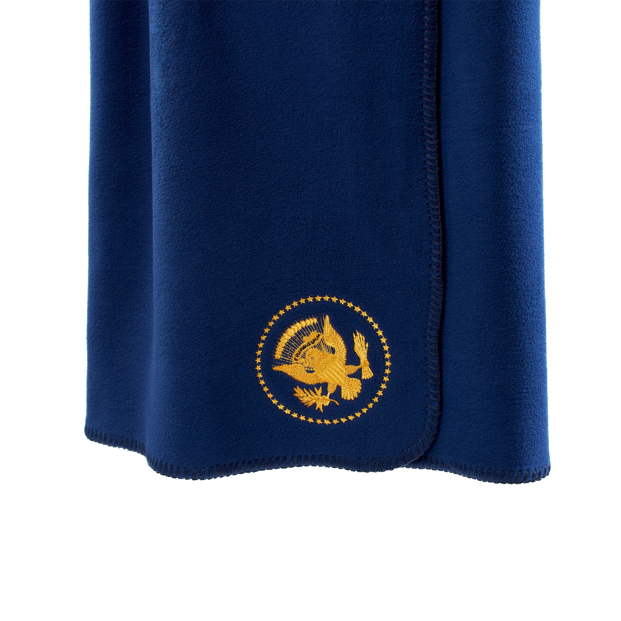 Navy Truman Seal Fleece Blanket