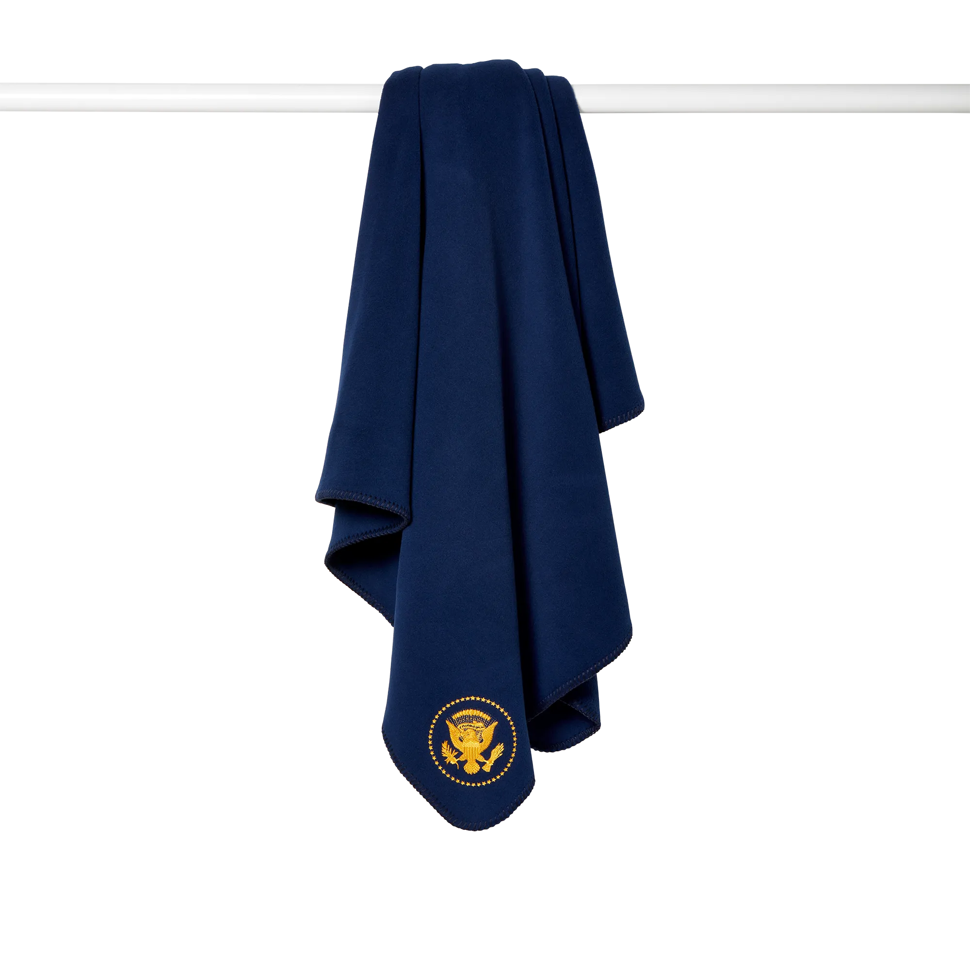 Navy Truman Seal Fleece Blanket