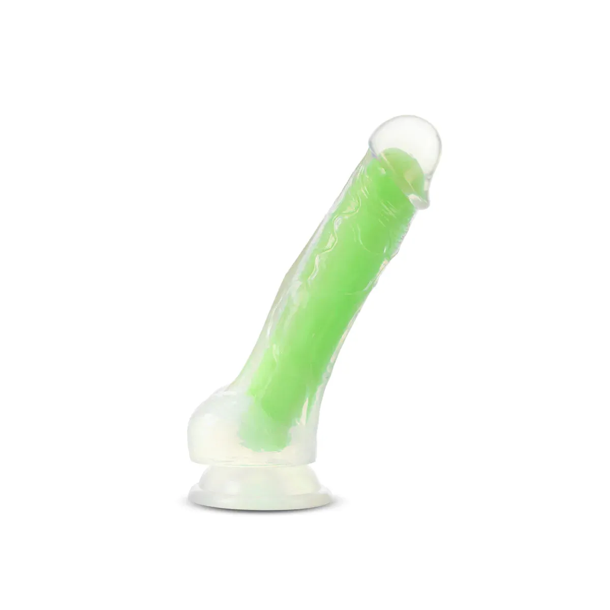 Neo Elite Glow In The Dark Neon Green 7.5-Inch Long Dildo