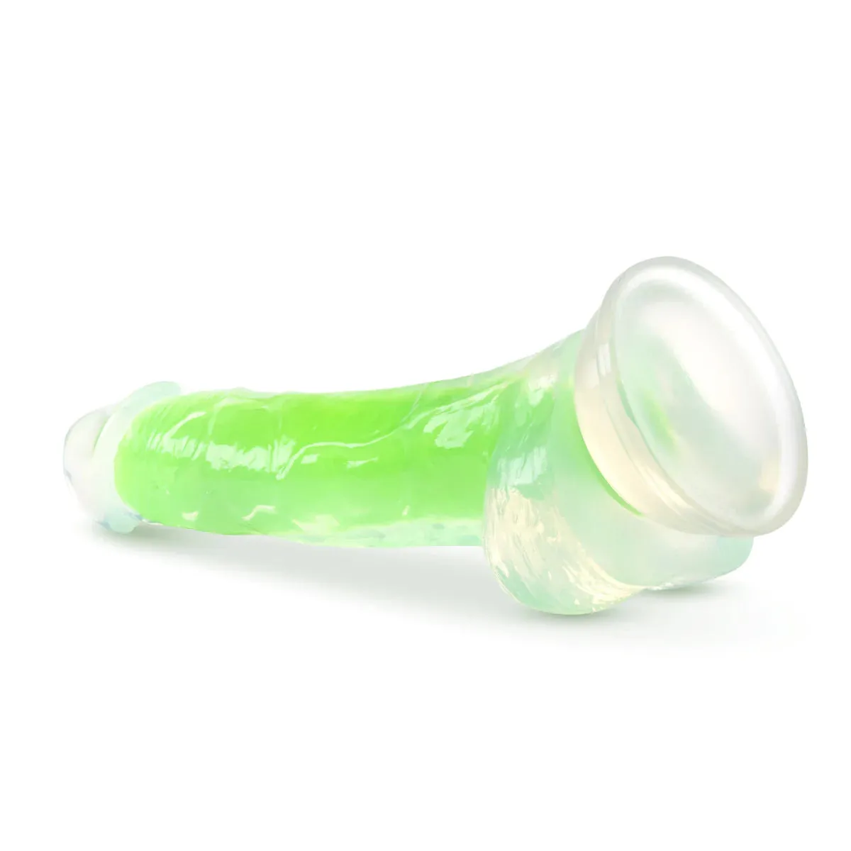 Neo Elite Glow In The Dark Neon Green 7.5-Inch Long Dildo