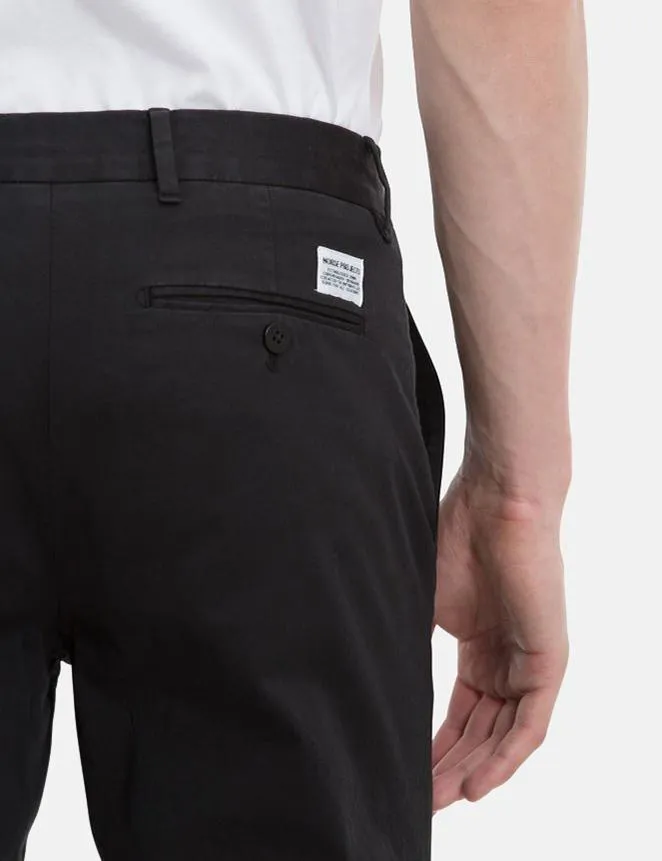 Norse Projects Aros Light Stretch Chino (Slim) - Black