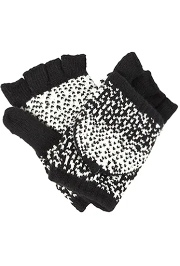 OMBRE DOT TEXTING MITTENS