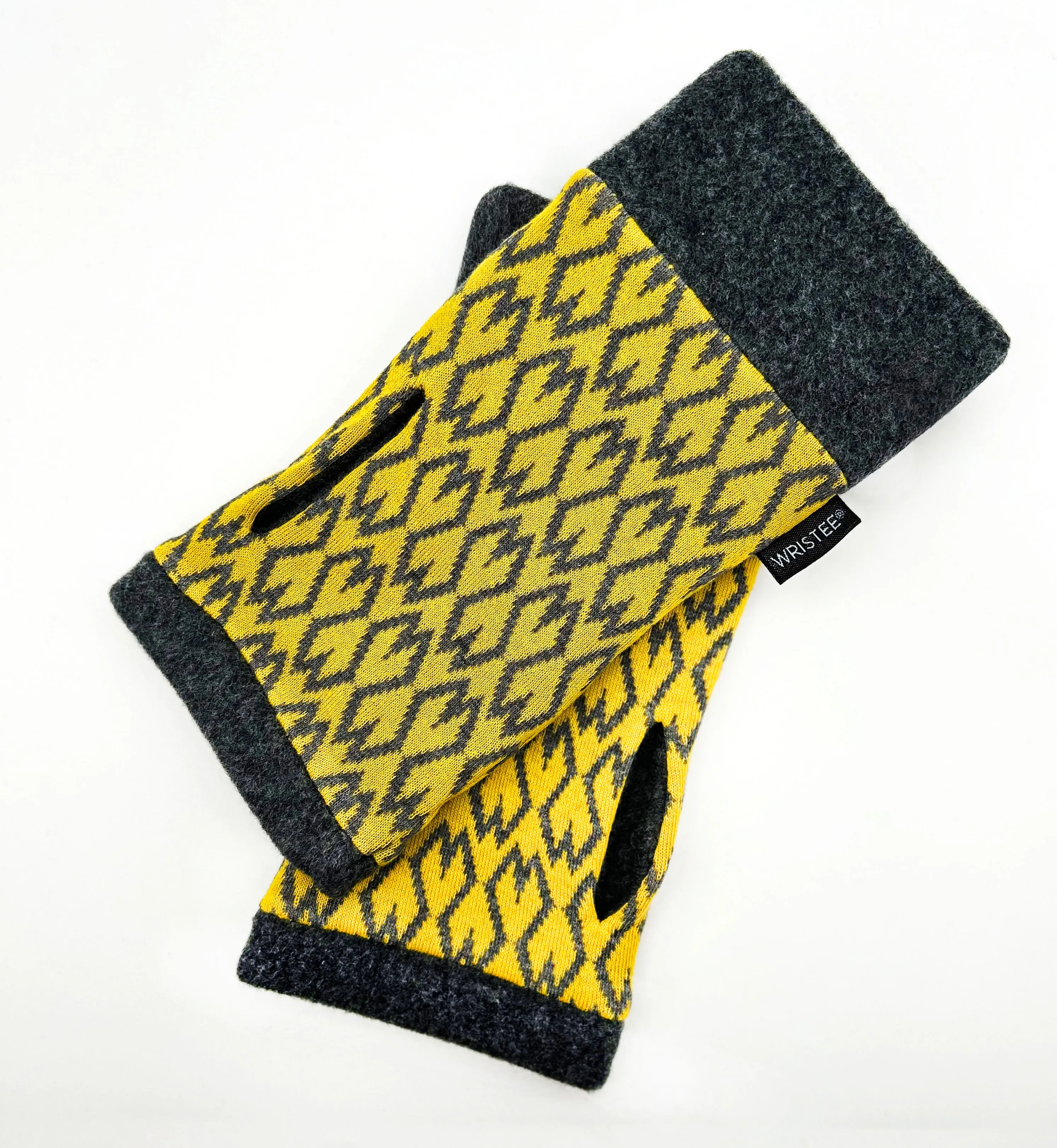 Organic cotton Loveheart mustard- Luxury Dog Lead set