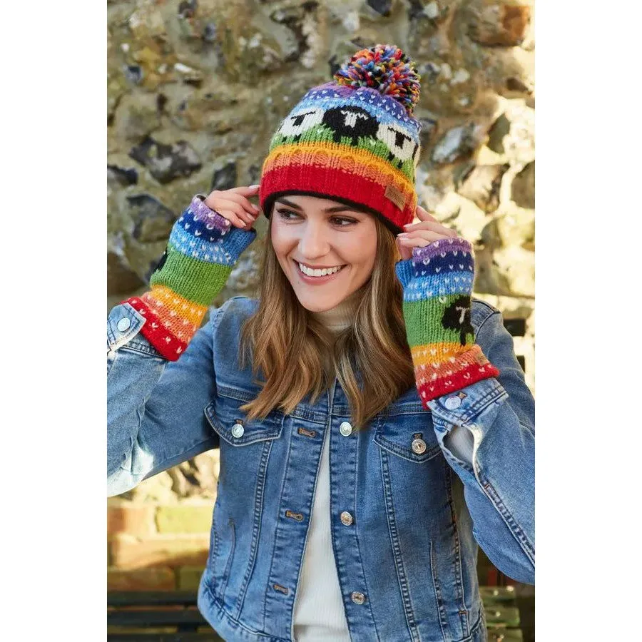 Pachamama Black Sheep Handwarmer Rainbow