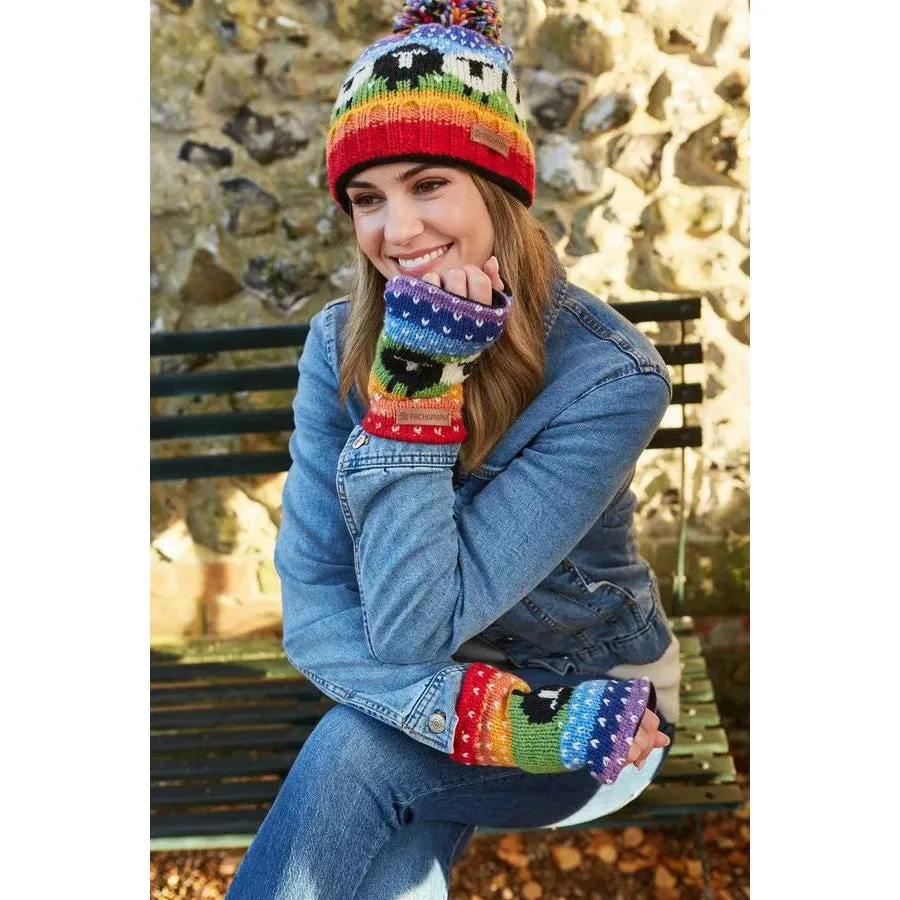 Pachamama Black Sheep Handwarmer Rainbow