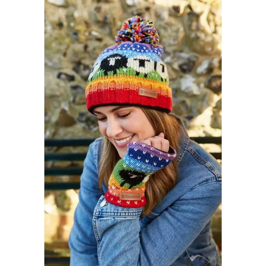 Pachamama Black Sheep Handwarmer Rainbow