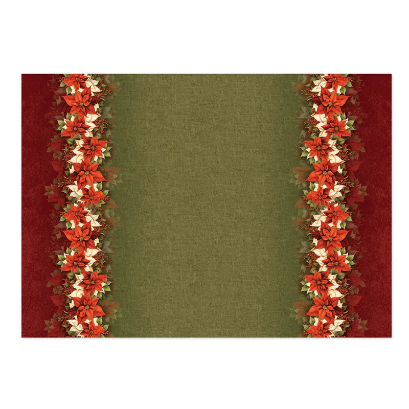 Perfect Poinsettia Luxury Topper Set