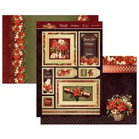 Perfect Poinsettia Luxury Topper Set