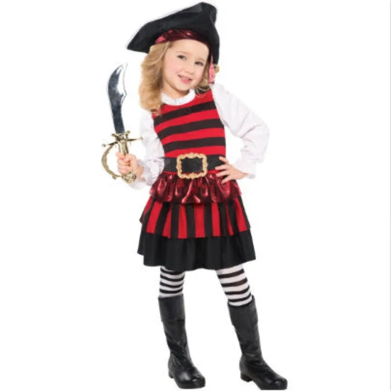 Pirate Little Lass Girls Costume