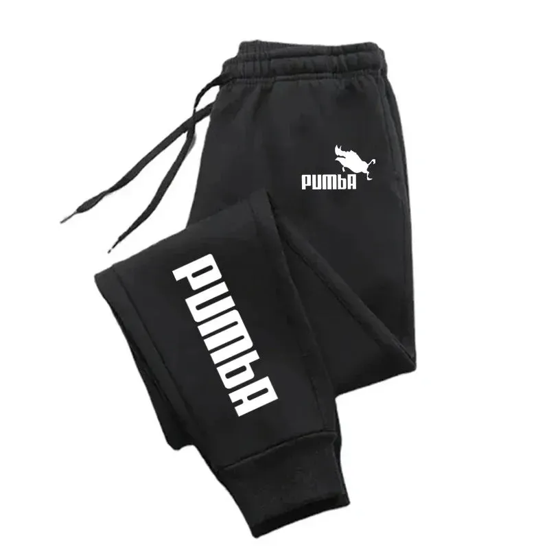 Pumba Print Mens Pants Autumn/Winter New Men's Clothing Trousers Sport Jogging Fitness Run Trousers Harajuku Streetwear Pants