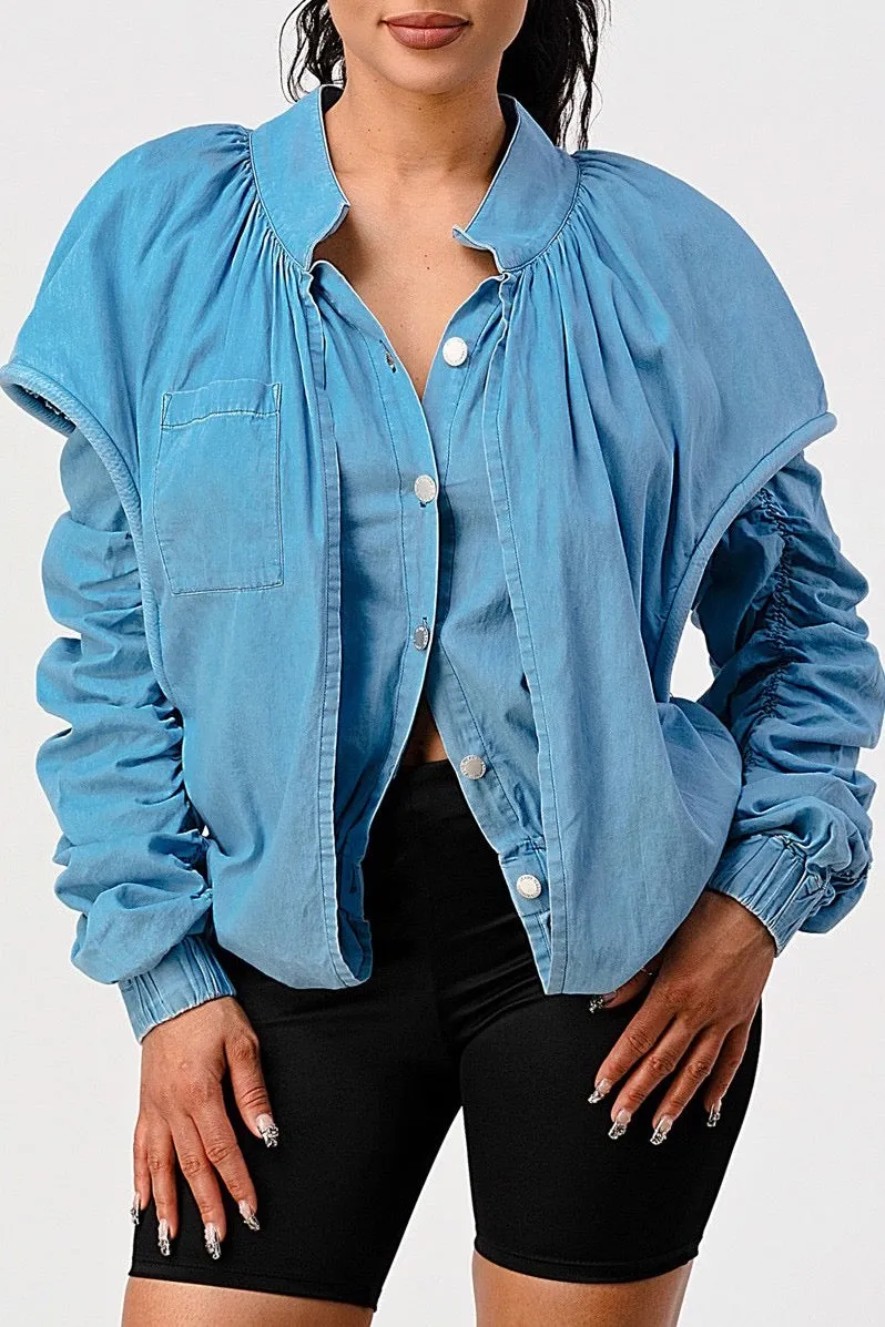 "Kira" Ruffle Jacket