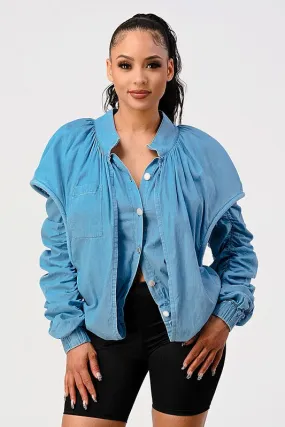 "Kira" Ruffle Jacket