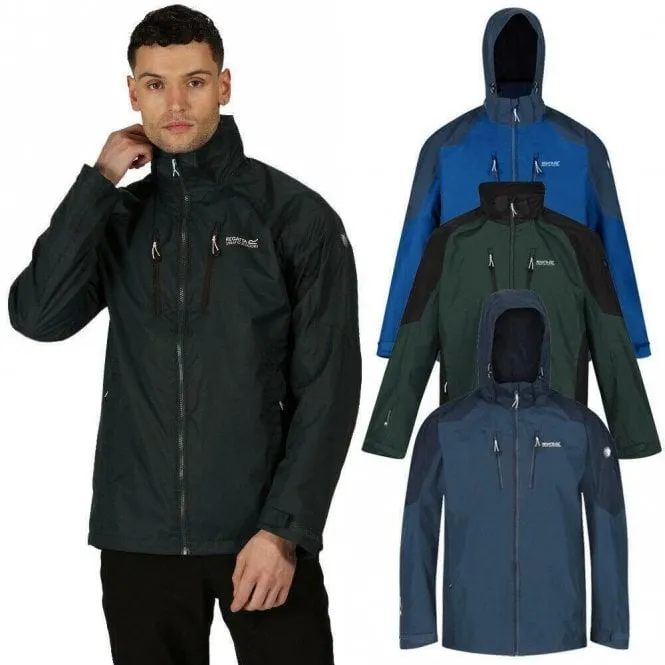 Regatta Calderdale IV Mens Waterproof Hooded Jacket Coat