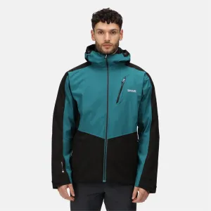 Regatta Men's Highton Stretch II Waterproof Jacket Pacific Green Black