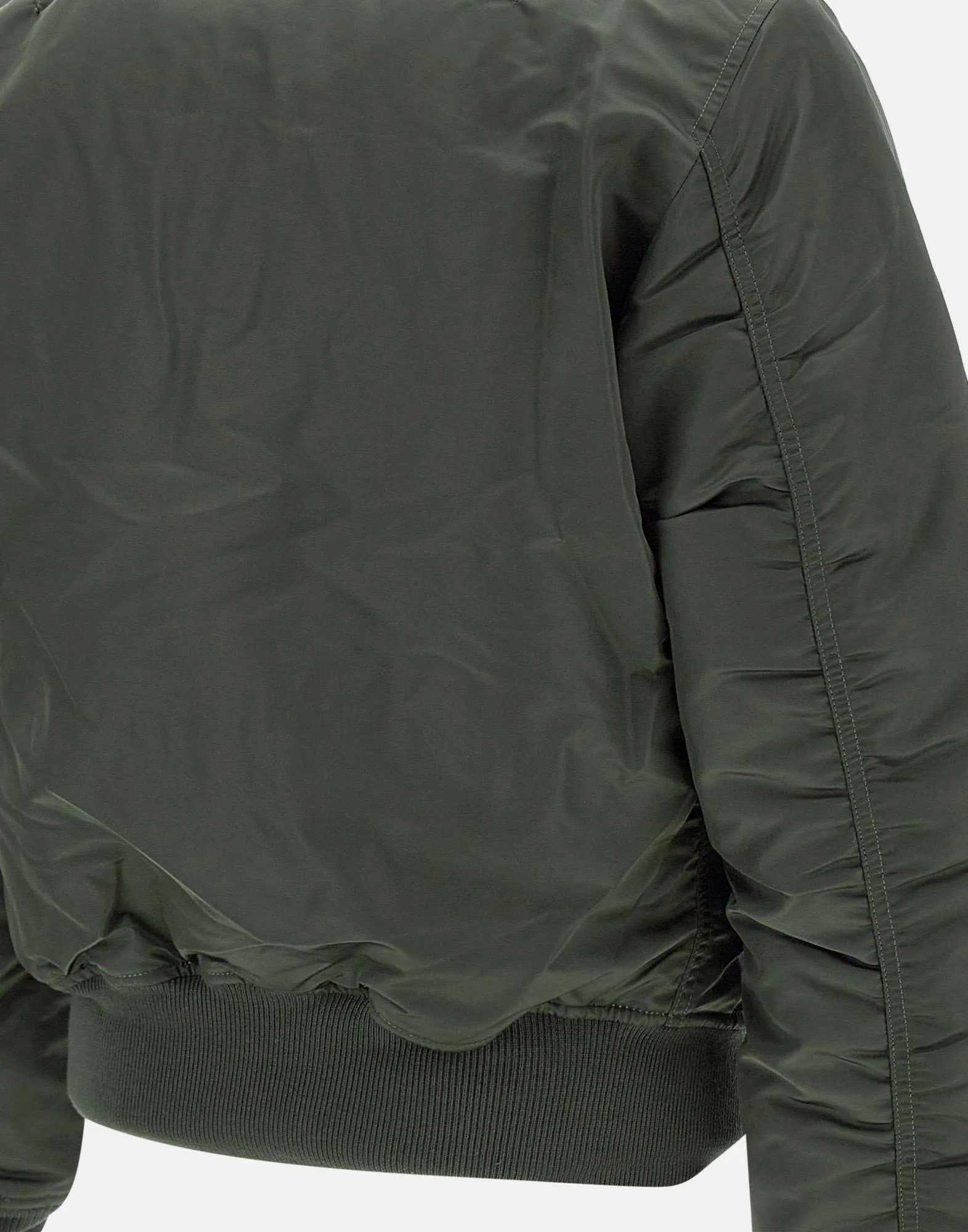 Reversible Grey and Green Bomber Jacket