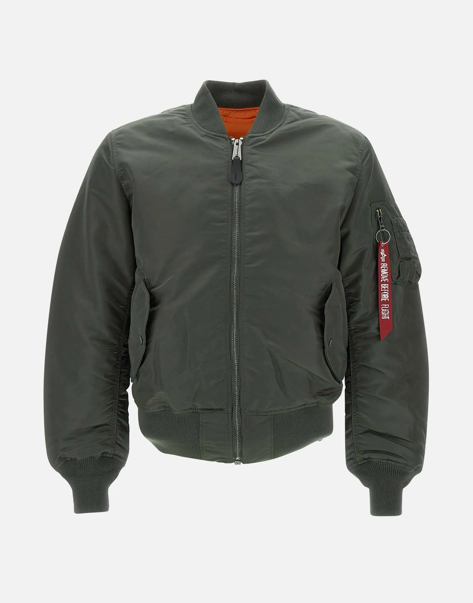 Reversible Grey and Green Bomber Jacket