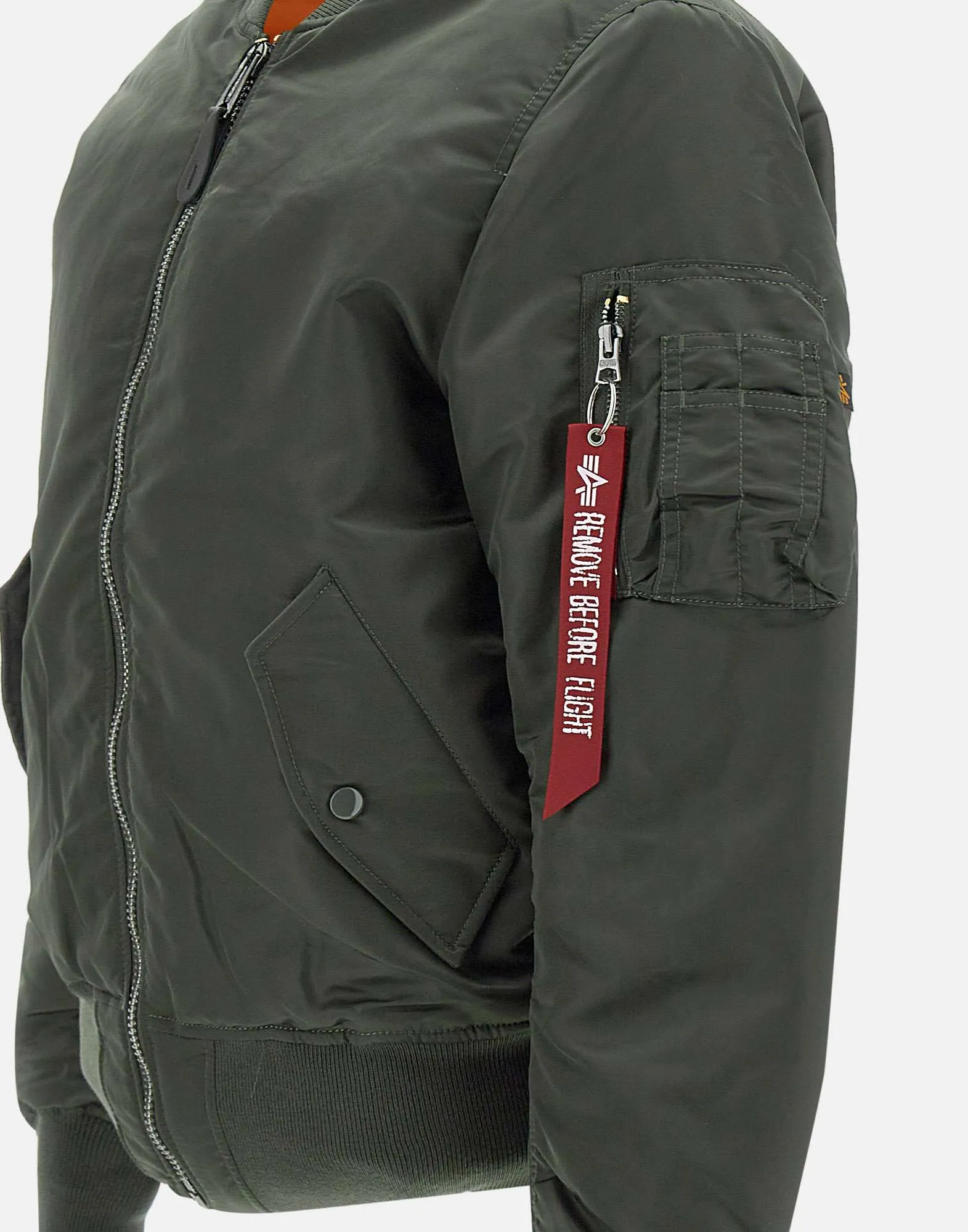 Reversible Grey and Green Bomber Jacket