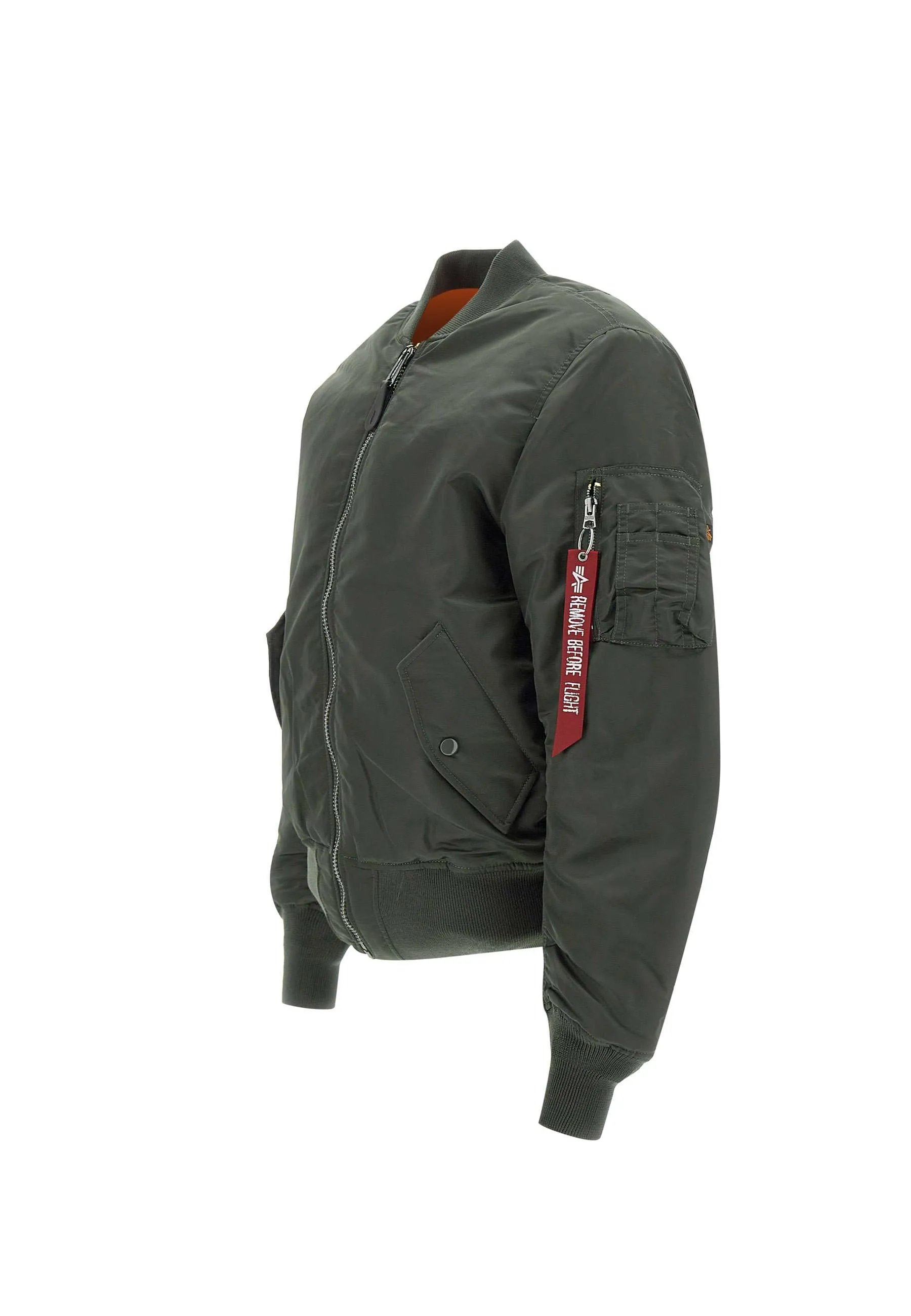 Reversible Grey and Green Bomber Jacket