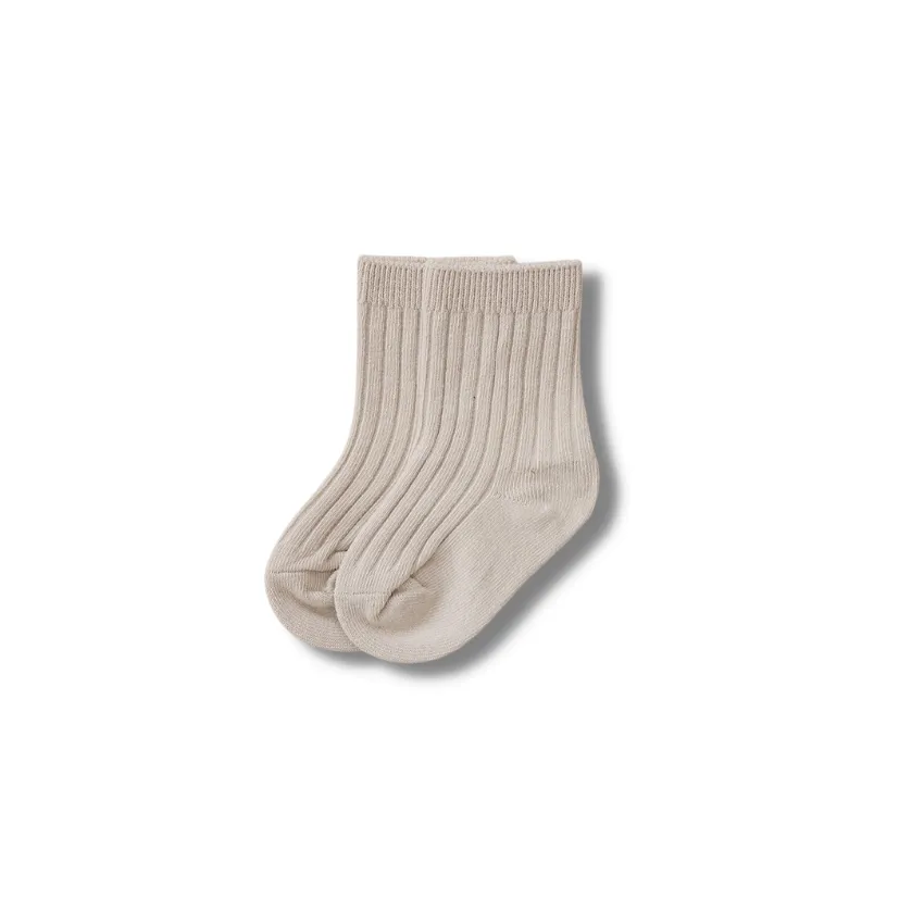 Ribbed Stretch Socks