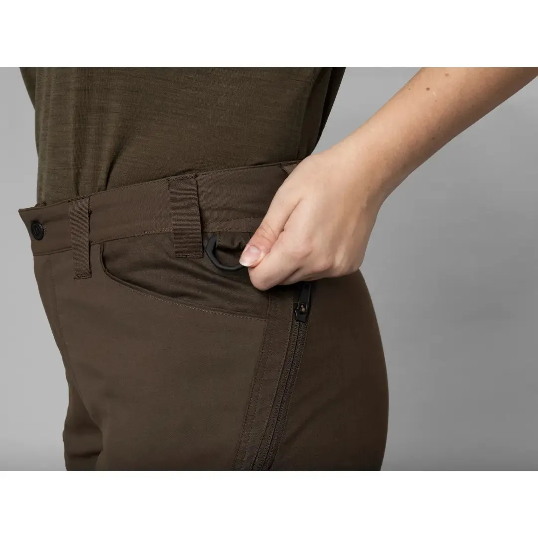 Runa Ladies Trousers - Slate Brown/Willow Green by Harkila